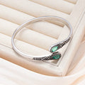 Vintage-Style Tribal Bracelet with Colourful Stones
