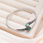 Vintage-Style Tribal Bracelet with Colourful Stones