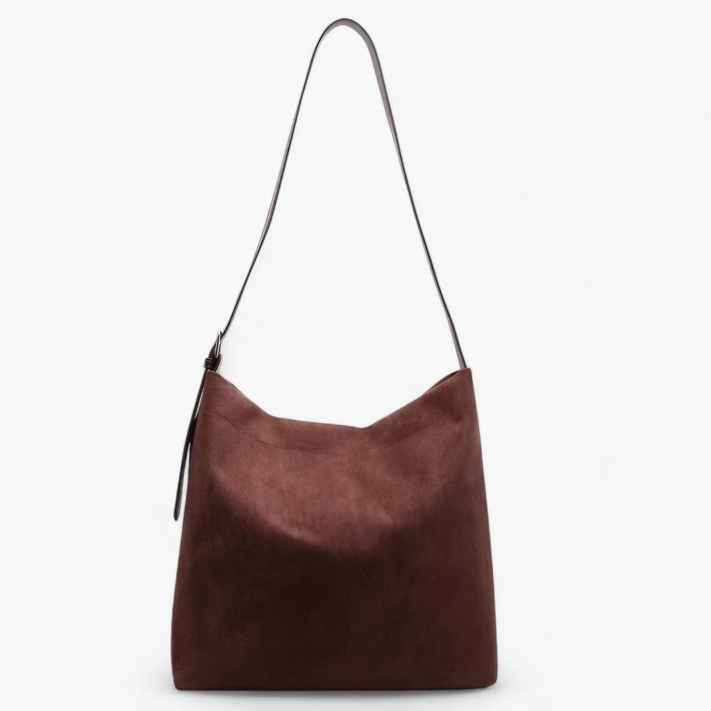 Classic Suede Leather Shoulder and Crossbody Bag