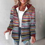 Slim Warm Jacket with a Feminine Line for Cold Days
