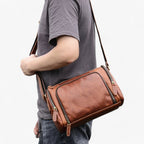 Organised Multifunctional Vintage Messenger Shoulder Bag