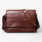 Timeless Durable Leather Messenger Shoulder Bag