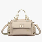 Multifunctional PU Leather Handbag with Organised Pockets