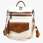 Elegant Soft Leather Backpack with Laptop Space