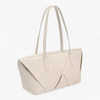 Structured Smooth Leather Minimalist Crossbody Bag