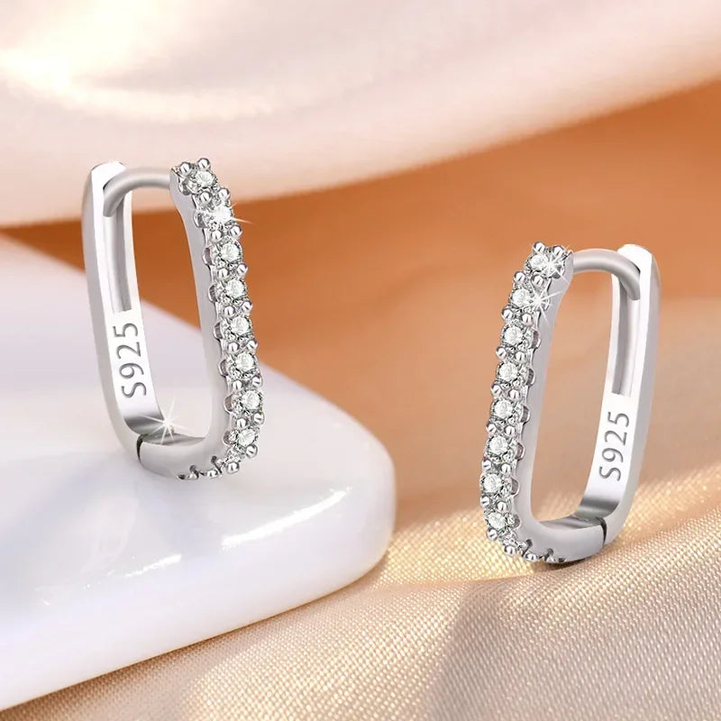 Rose Gold-Tone Hoop Earrings