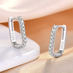 Rose Gold-Tone Hoop Earrings