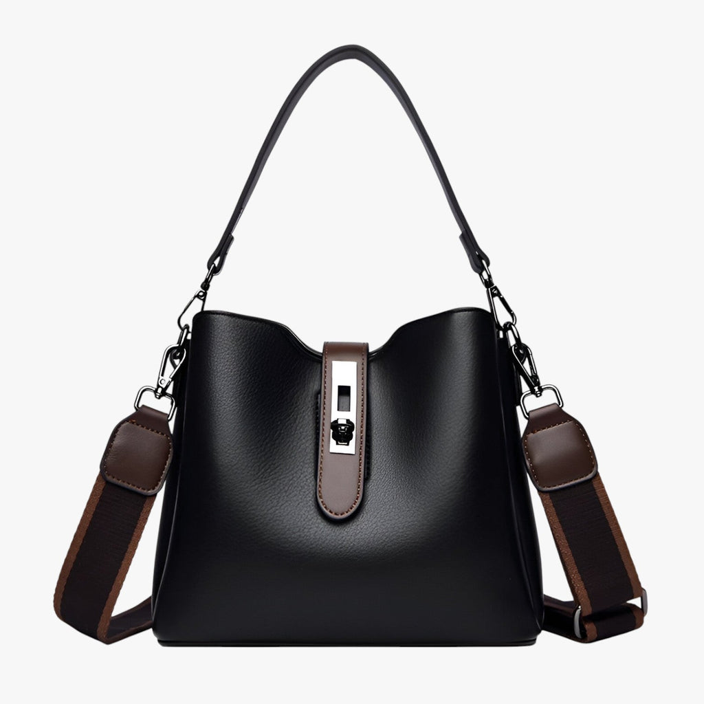 Soft PU Leather Clean-Lined Everyday Shoulder Bag