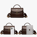 Smooth Leather Convertible Shoulder and Crossbody Bag