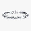 Waterdichte roestvrijstalen schakelarmband, smal model