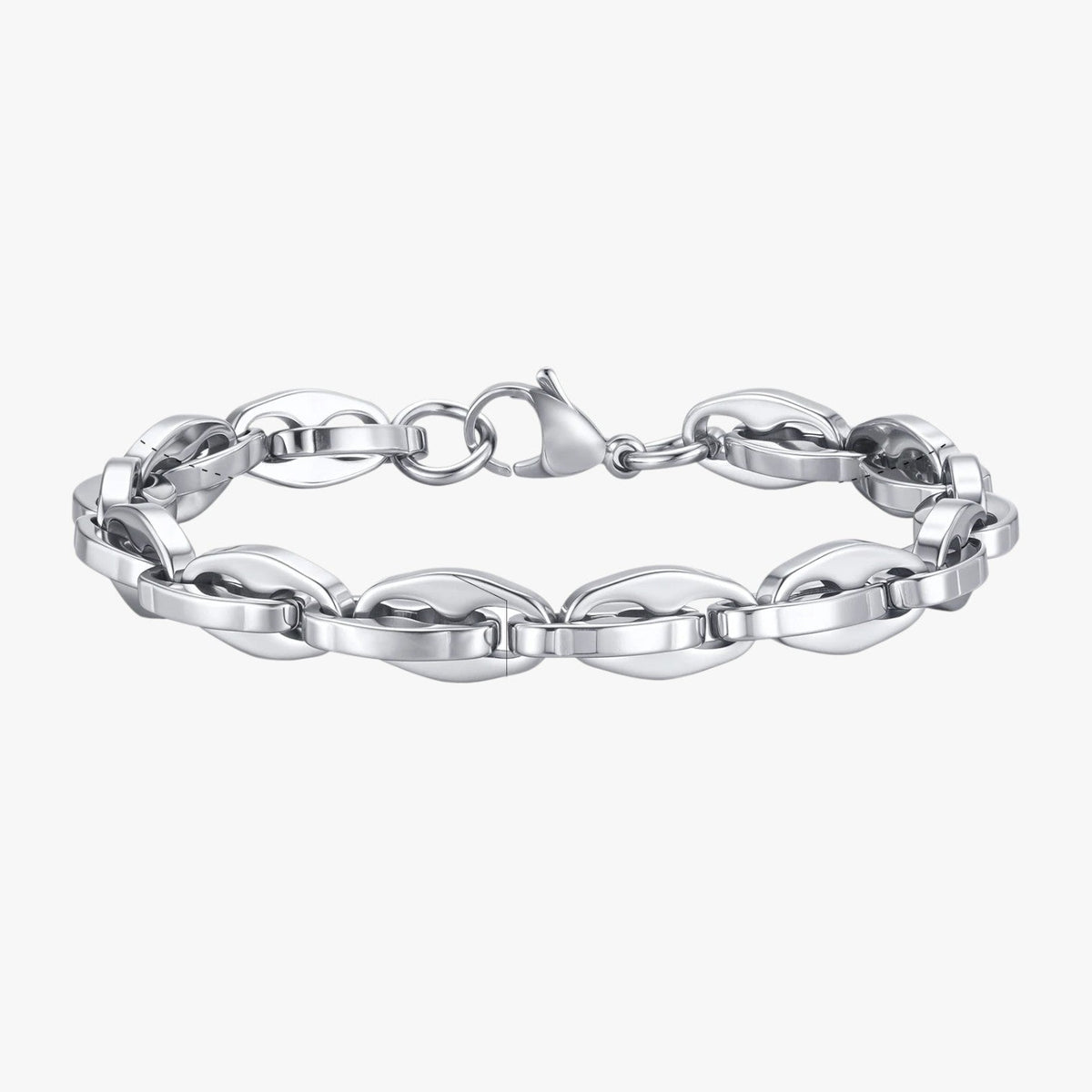 Waterdichte roestvrijstalen schakelarmband, smal model
