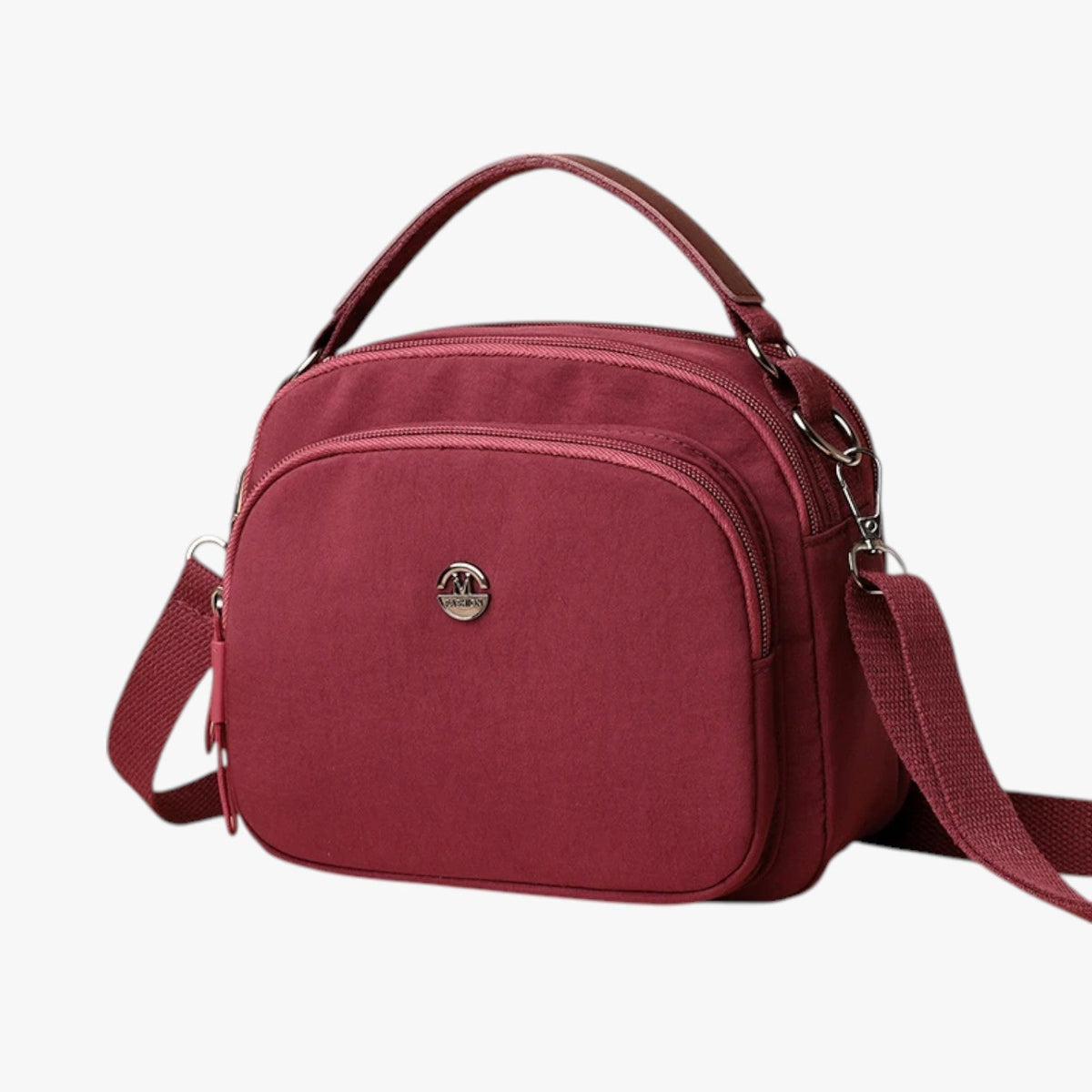 Compact Lightweight Durable Nylon Shoulder Bag