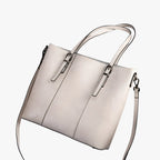 Spacious Leather Work Tote for Laptop and Documents