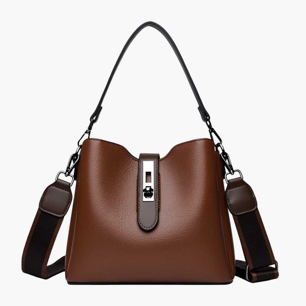 Soft PU Leather Clean-Lined Everyday Shoulder Bag