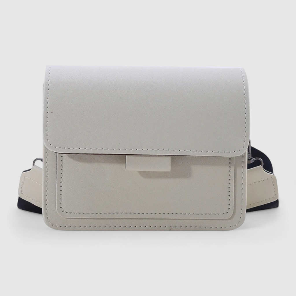 Slim Retro Shoulder Bag with Wide Comfortable Strap