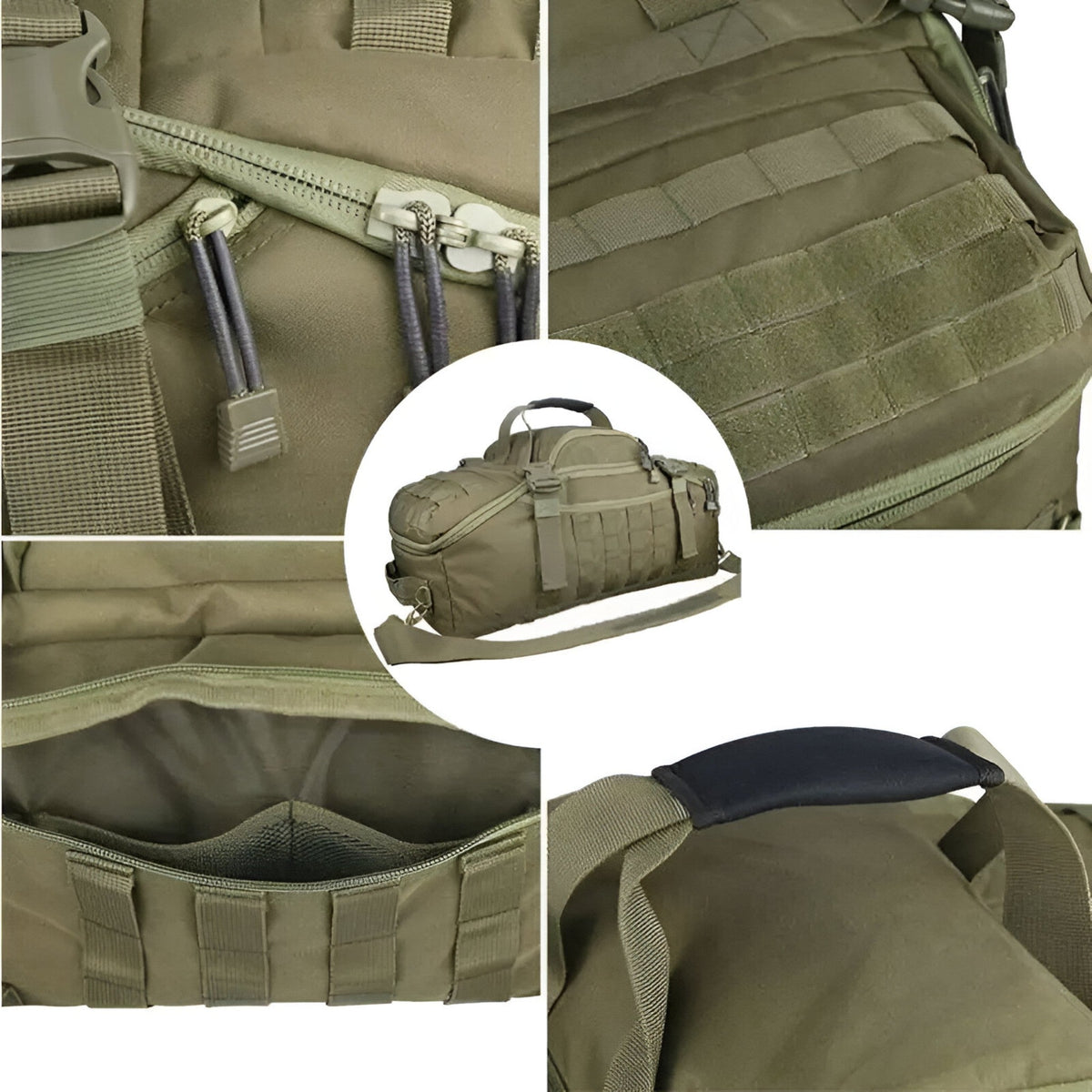 Men's Large Polyester Duffel Bag with Laptop Compartment