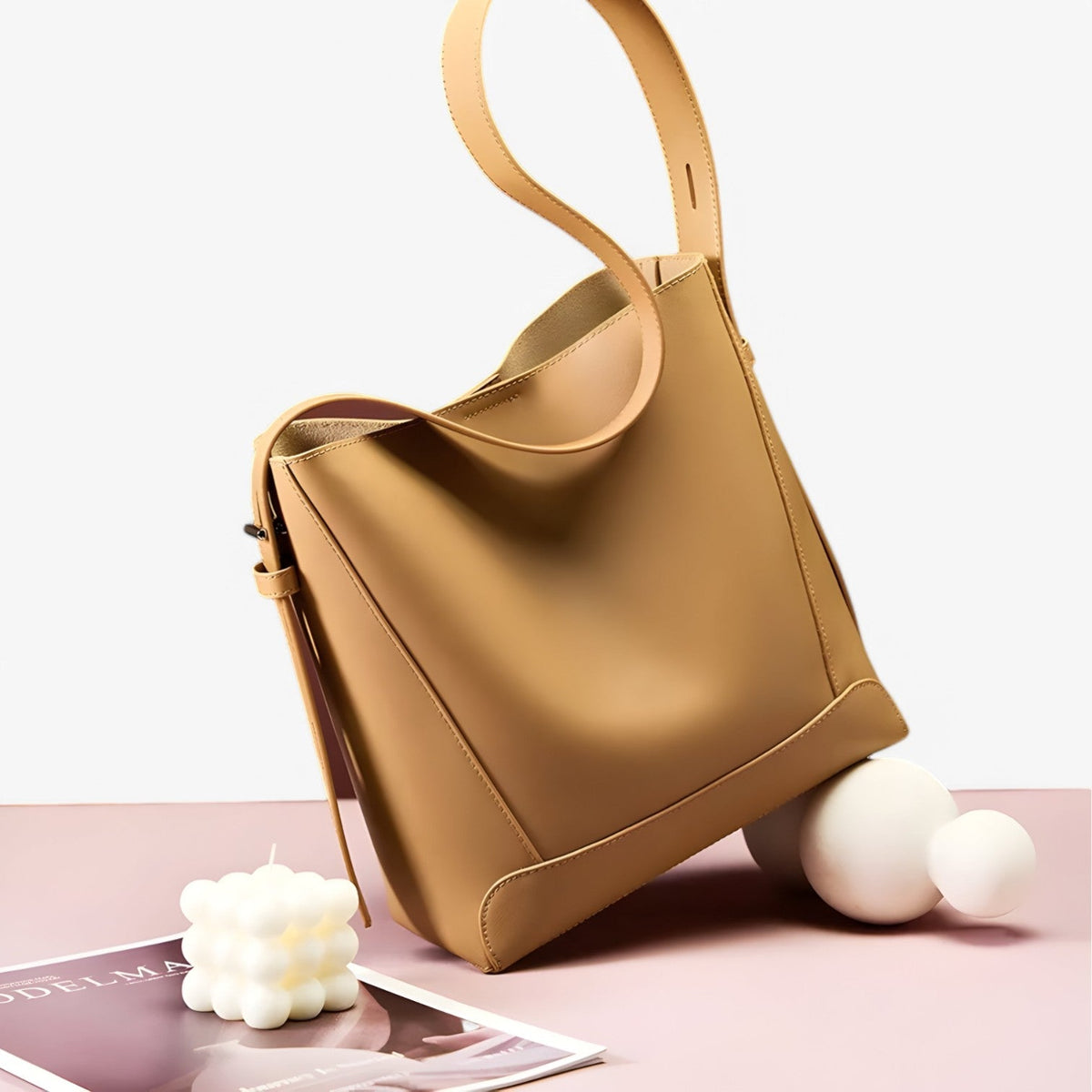 Large-Capacity Chic Leather Everyday Shoulder Bag
