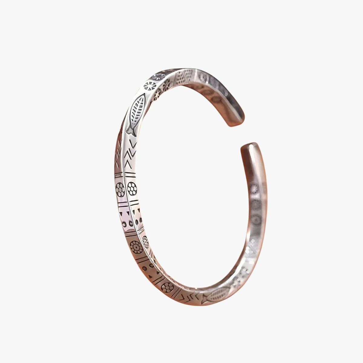 Armband van 925 zilver met möbiusdraai