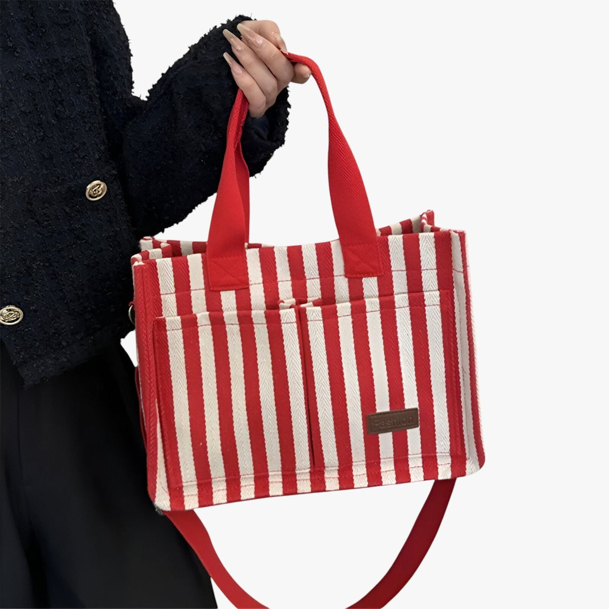 Roomy Canvas Laptop Shoulder Bag for Day Trips and Travel