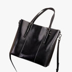 Spacious Leather Work Tote for Laptop and Documents