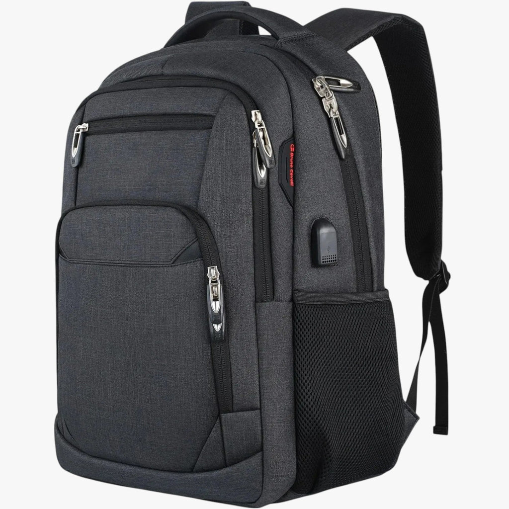 Large Waterproof Laptop Backpack with External USB Port