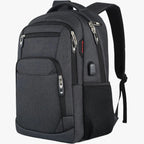Large Waterproof Laptop Backpack with External USB Port