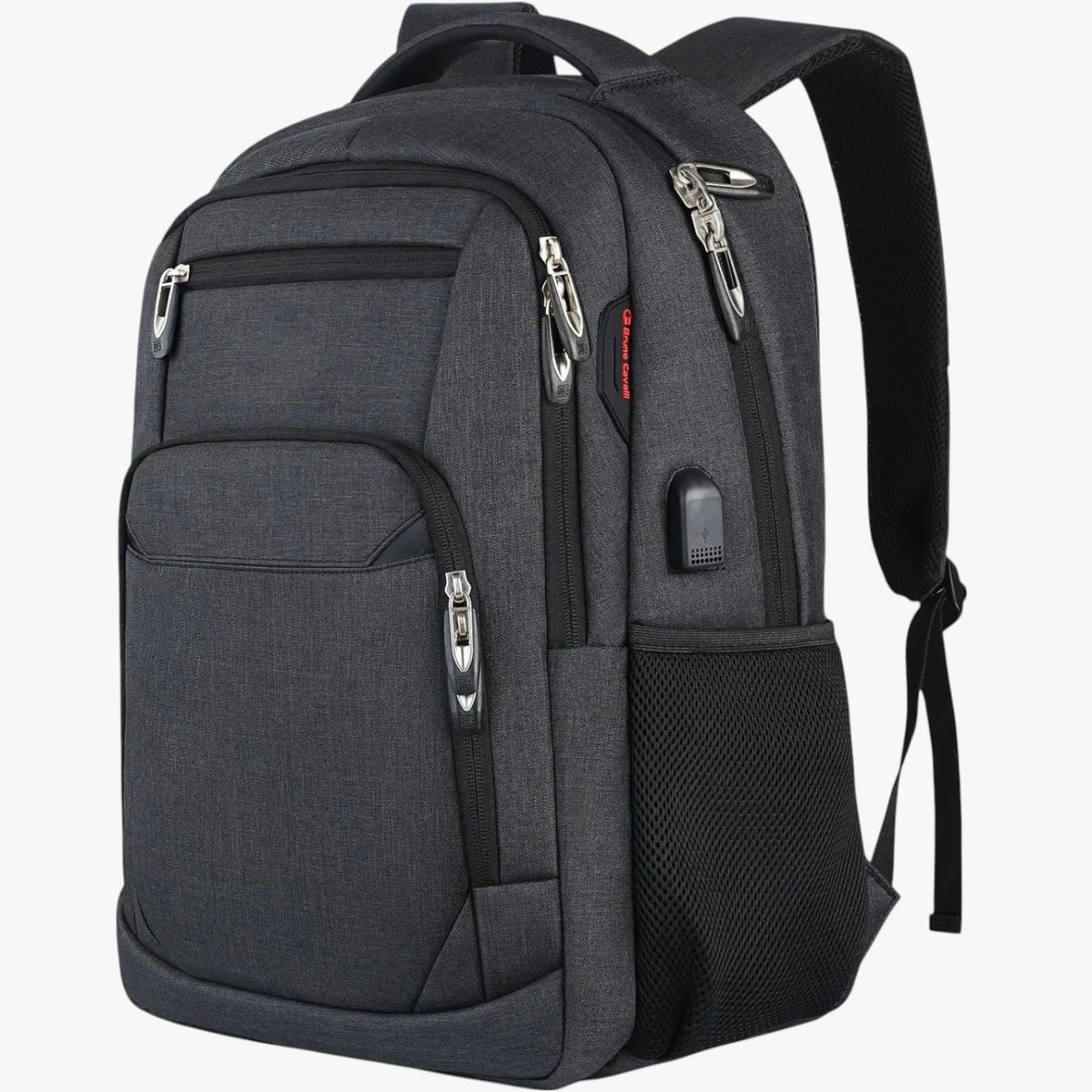 Large Waterproof Laptop Backpack with External USB Port