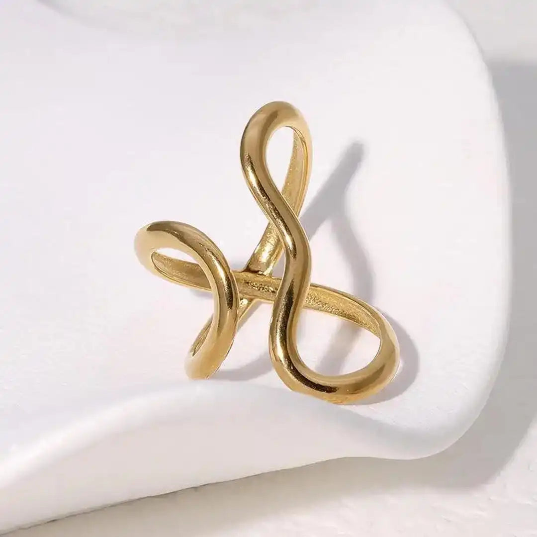 Adjustable Enchanted Ring in Two Metal Tones