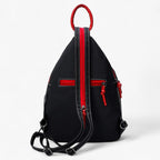Waterproof Spacious Black Nylon School and Travel Backpack