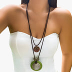 Kabelketting met vintage-effect en hanger