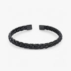 Open Cuff Bracelet in Gold-Tone Stainless Steel