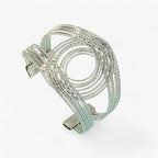 Gegraveerde dubbele-C bangle in goudkleur