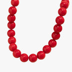 Kleurrijke ketting met geometrisch kralendetail
