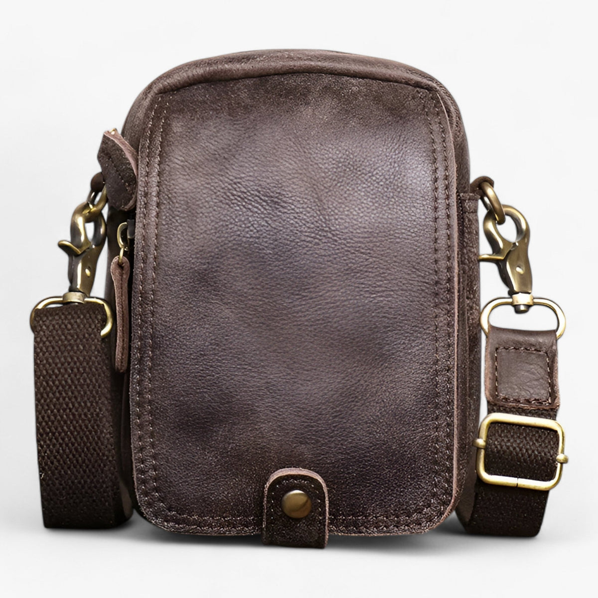 Lightweight Retro Ox Leather Commuter Bag