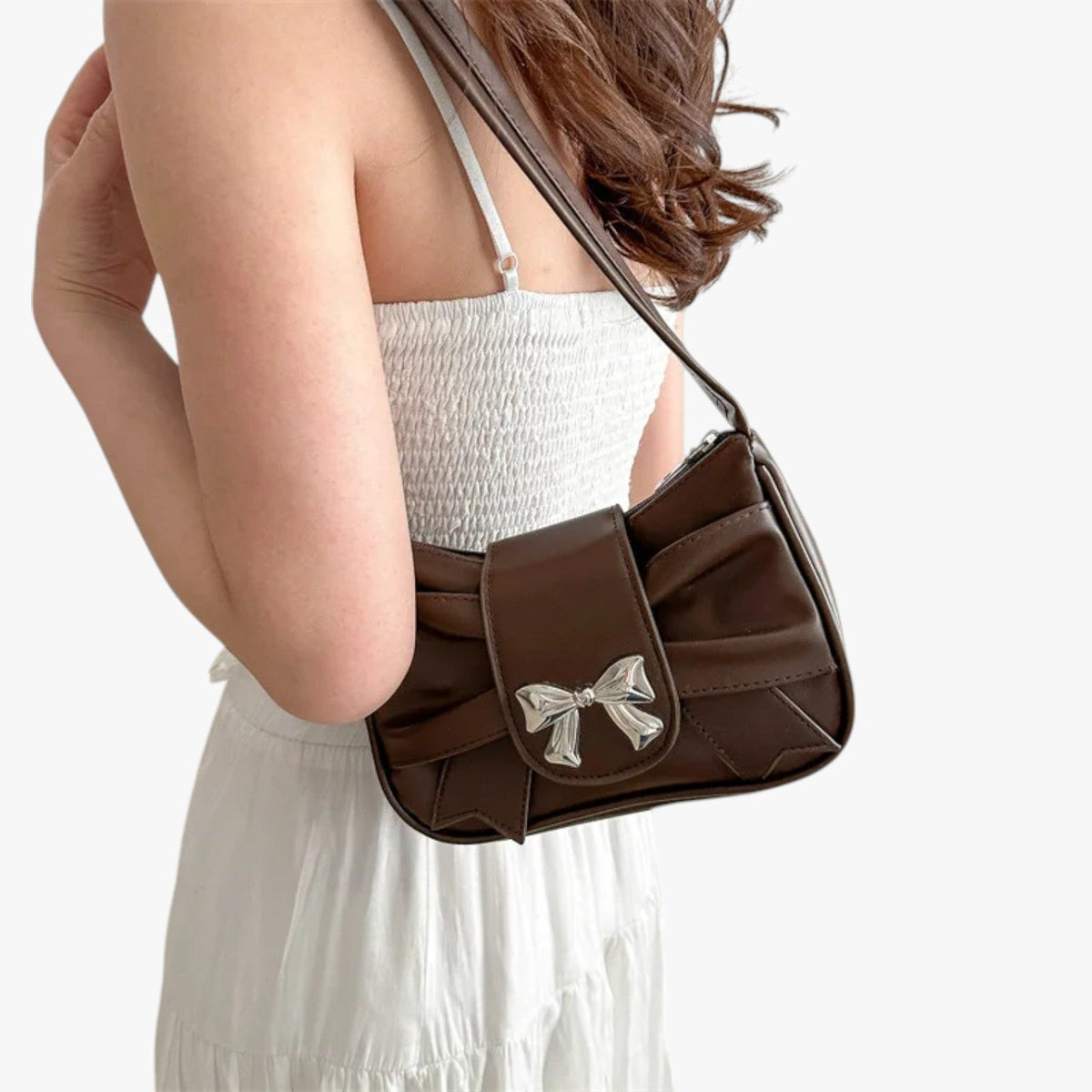 Compacte elegante envelop-clutch voor dames