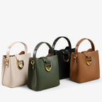Spacious Versatile Fashion Bucket Bag in Four Colours