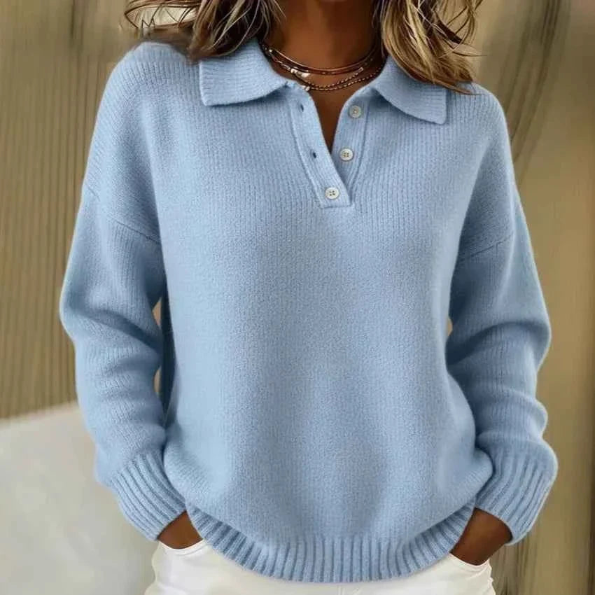 Soft Knit Jumper with a Relaxed Fit and Easy Layering Shape