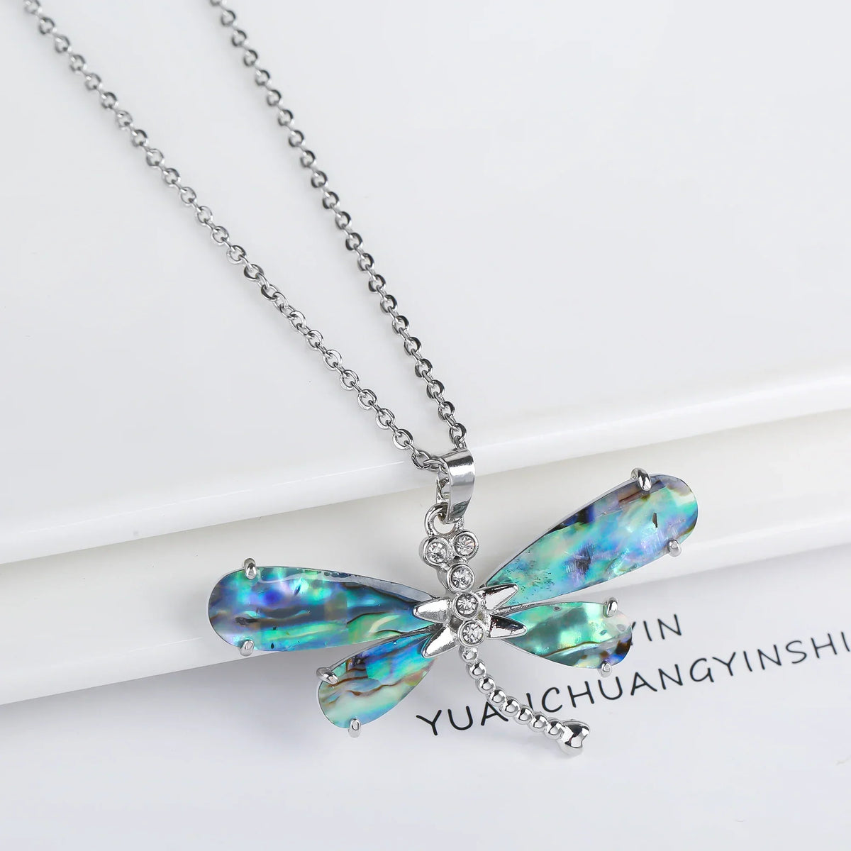 Shell Butterfly Pendant Necklace in Four Styles