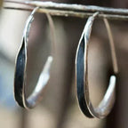 Simple Large Circle Earrings