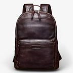Spacious Premium Genuine Leather Laptop Backpack