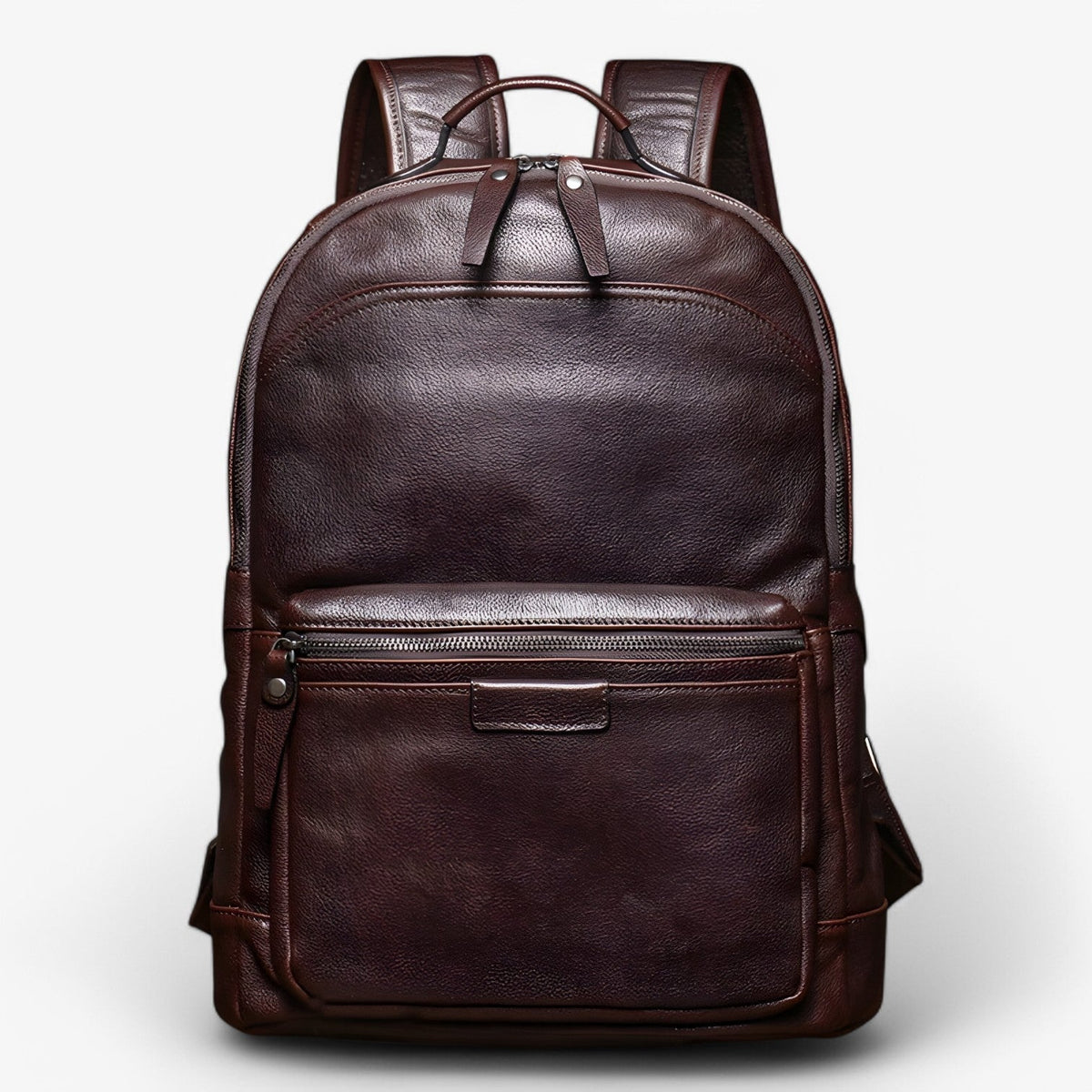 Spacious Premium Genuine Leather Laptop Backpack