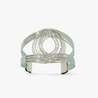 Gegraveerde dubbele-C bangle in goudkleur