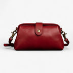 Small Genuine Cow Leather Lightweight Shoulder Bag