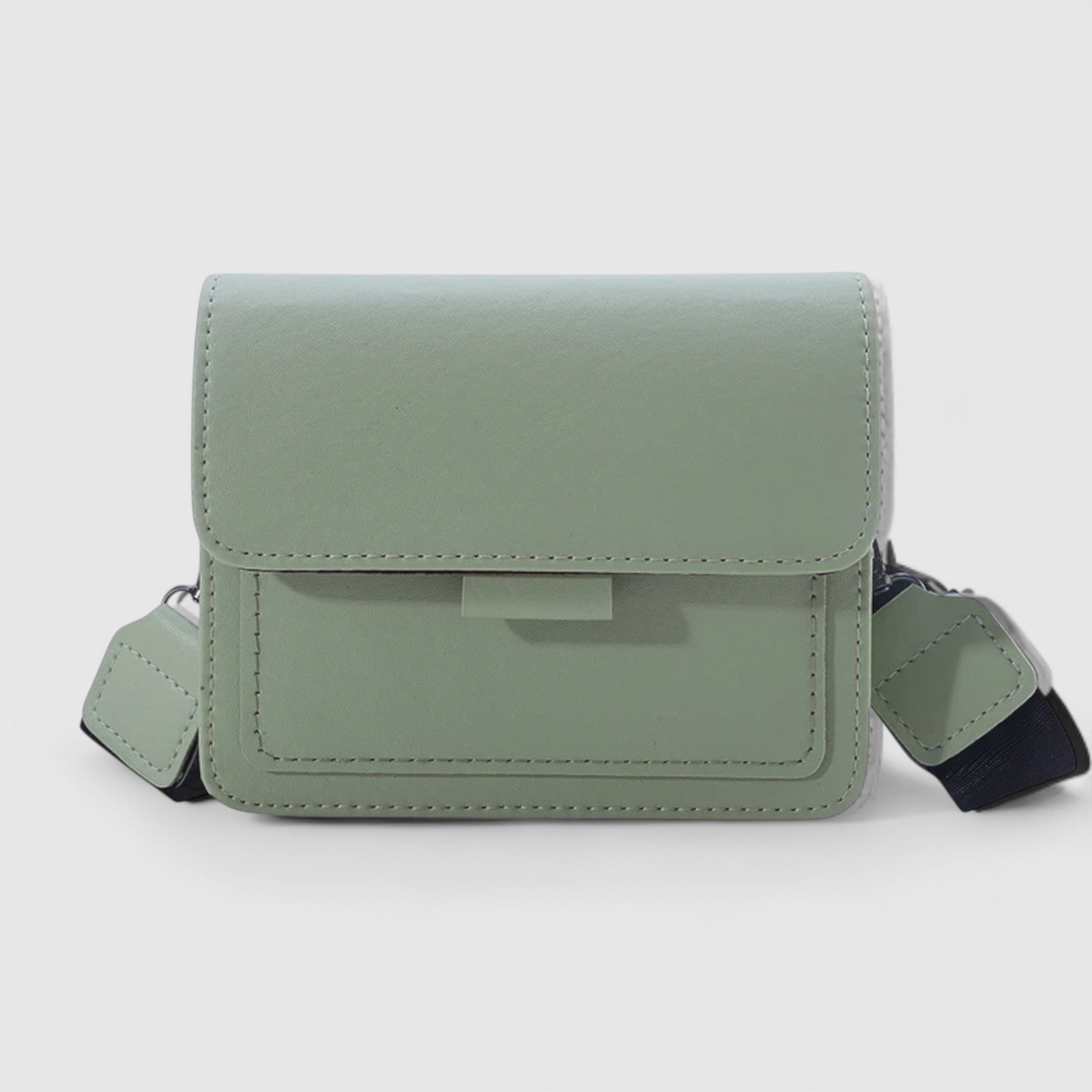 Slim Retro Shoulder Bag with Wide Comfortable Strap