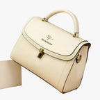 Smooth Leather Convertible Shoulder and Crossbody Bag