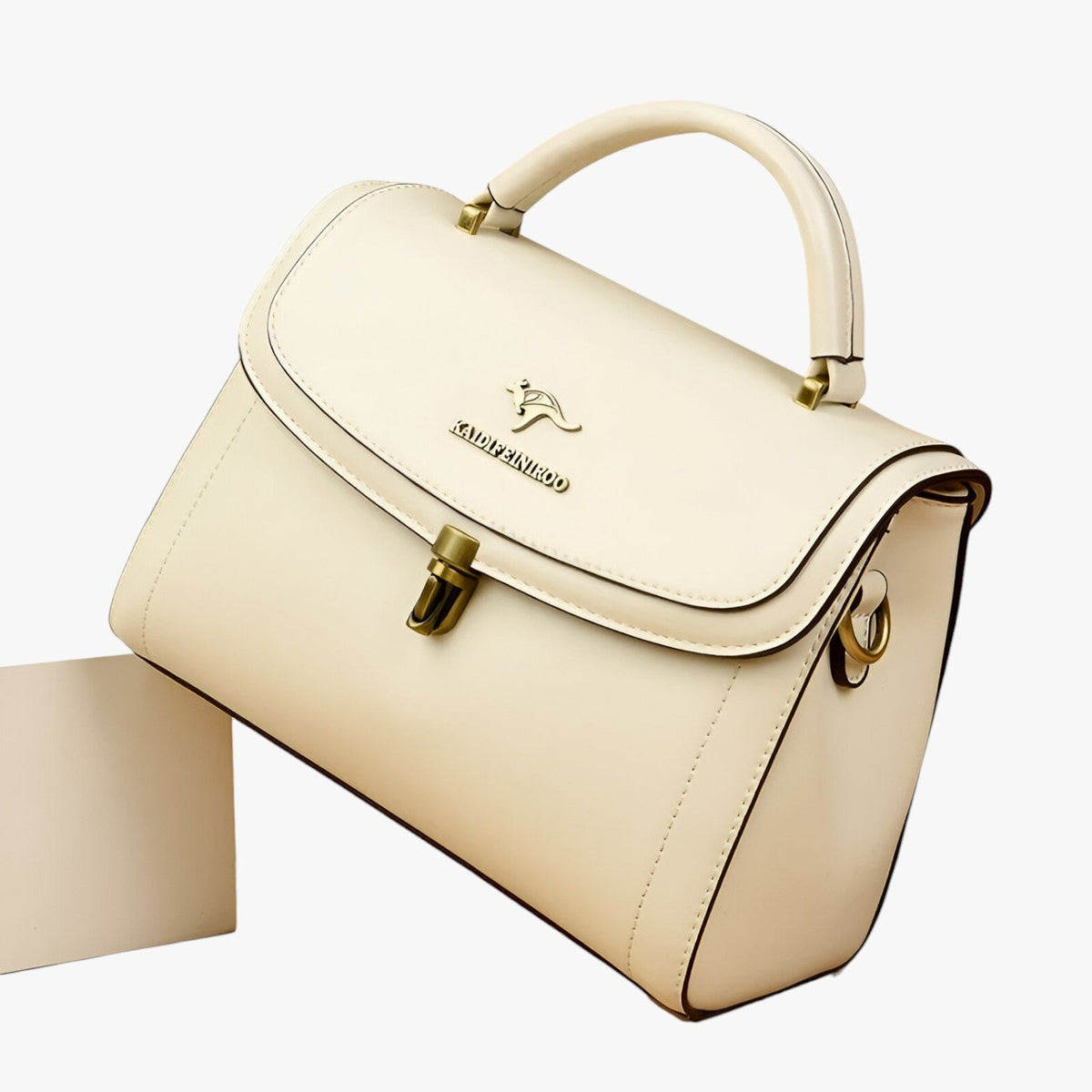 Smooth Leather Convertible Shoulder and Crossbody Bag