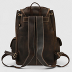 Premium Tanned Leather Backpack with Refined Finish