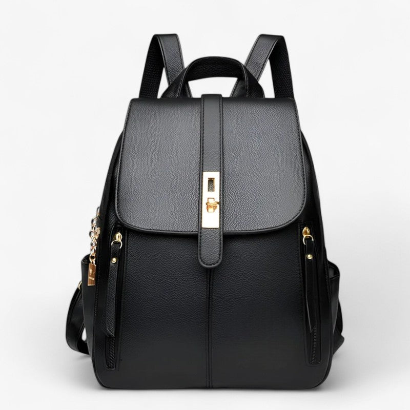 Women's Elegant Genuine Leather Everyday Backpack