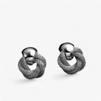 Twisted Vintage-Style Earrings in Gold-Tone