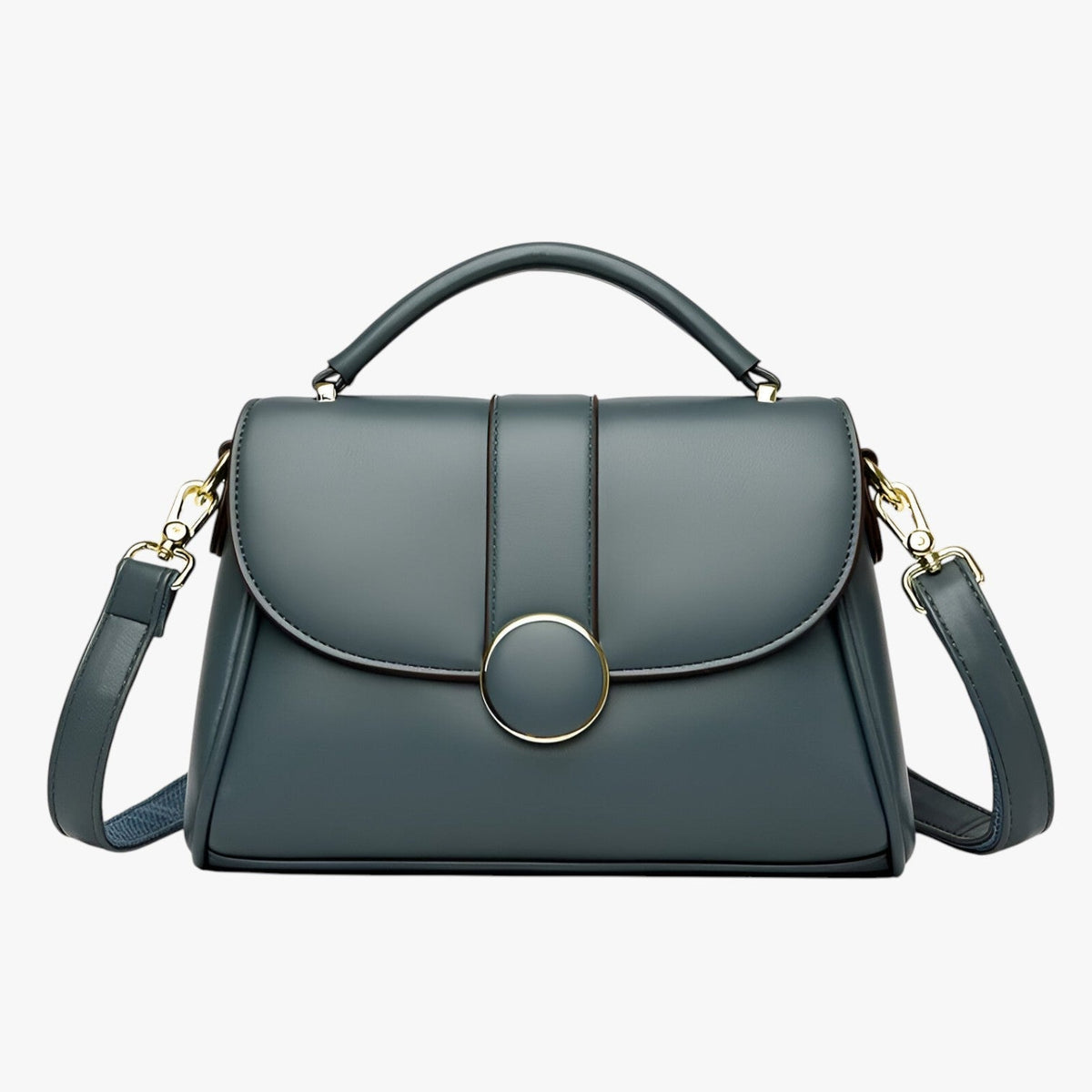 Compact Clean-Lined Lightweight Everyday Shoulder Bag